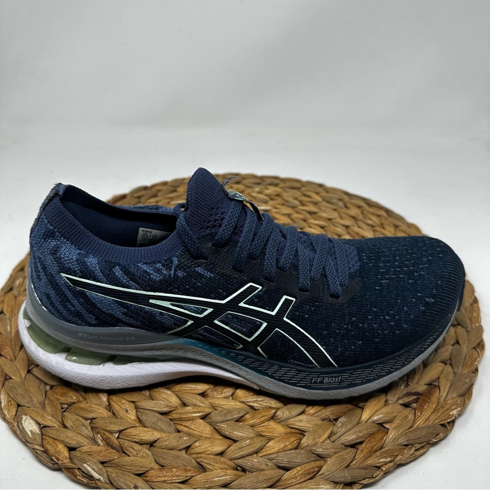 Asics Gel Kayano 28 Running Shoes Knit French Blue Fresh Ice Size 8.5 Women's